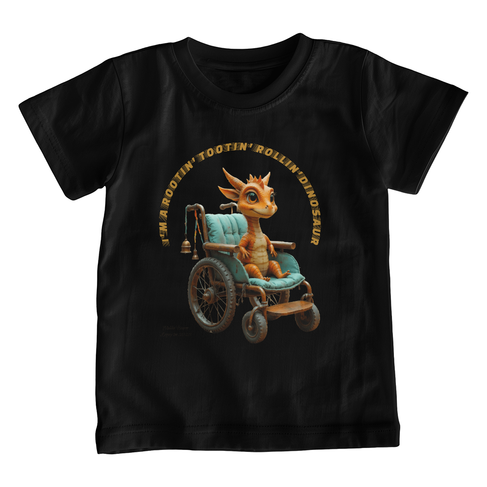 T-shirt Youth: I'm a Rootin' Tootin' Rollin' Dinosaur.