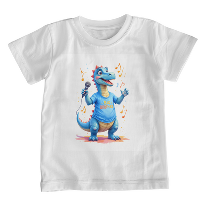 T-shirt Youth Jersey Tee: Big Brother Blue Youth Dinosaur