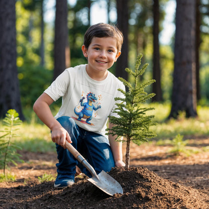 T-shirt Youth Jersey Tee: Big Brother Blue Youth Dinosaur