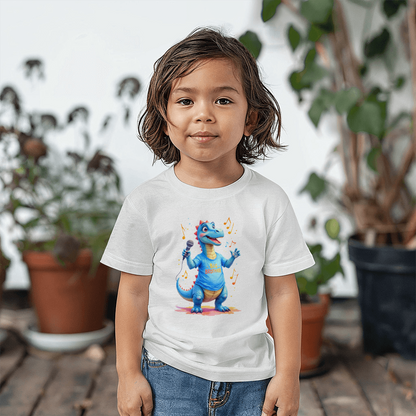 T-shirt Toddler Jersey Tee: Big Brother Blue Youth Dinosaur