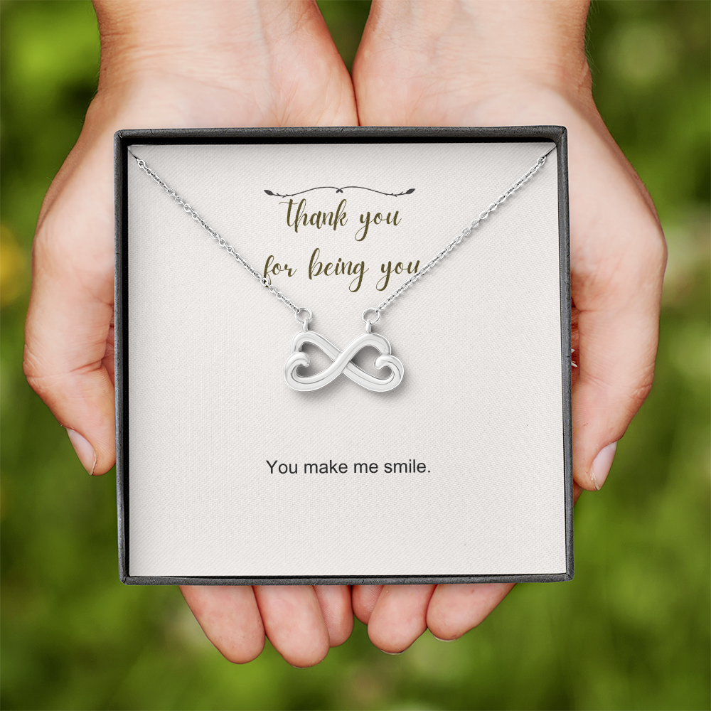 Endless Love Necklace: Thank You for Being You