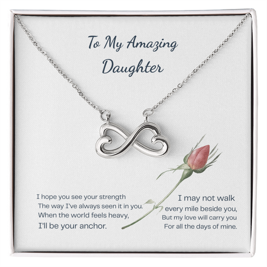 Endless Love Necklace: To My Amazing Daughter