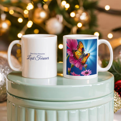 Butterfly Pause: Mug for Tea & Calm