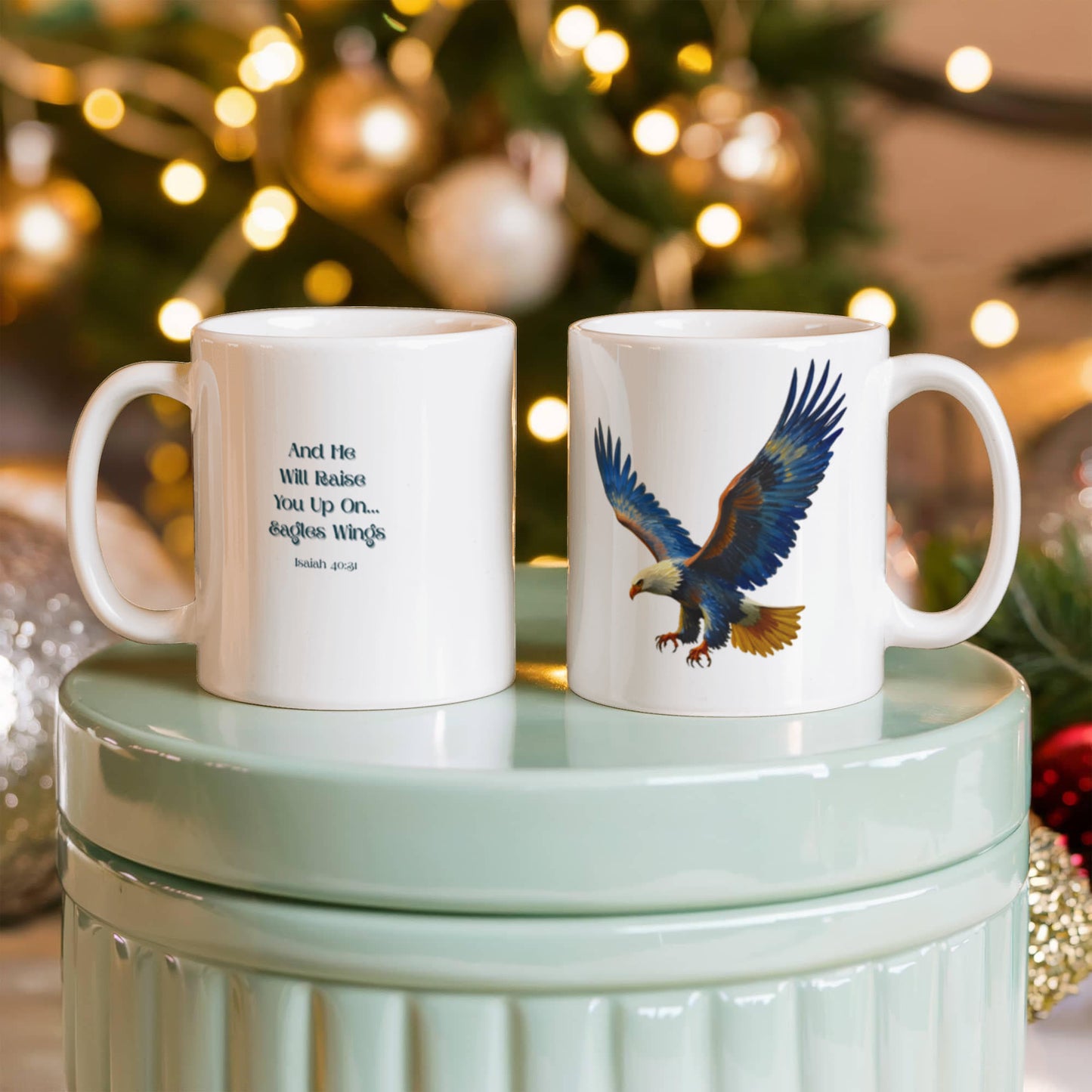 On Eagle Wings Coffee Mug - Cherished Gift for Dad