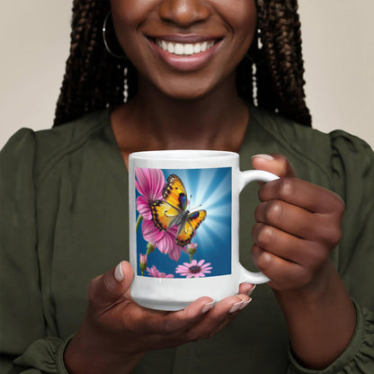 Butterfly Pause: Mug for Tea & Calm