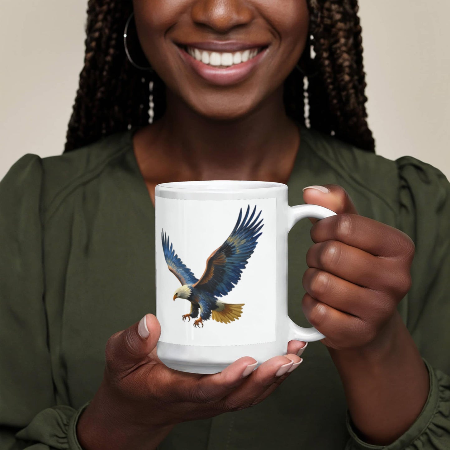 On Eagle Wings Coffee Mug - Cherished Gift for Dad