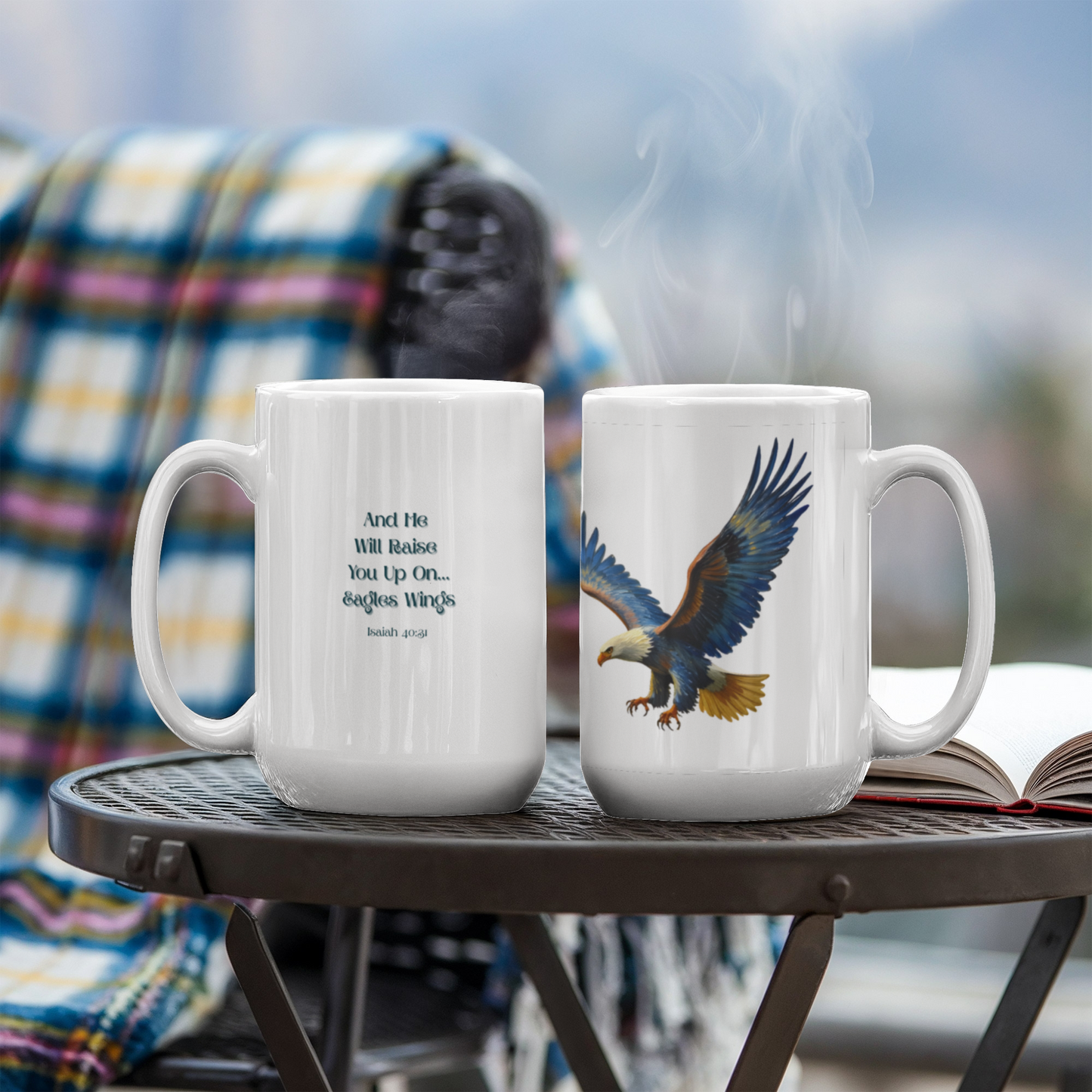 On Eagle Wings Coffee Mug - Cherished Gift for Dad