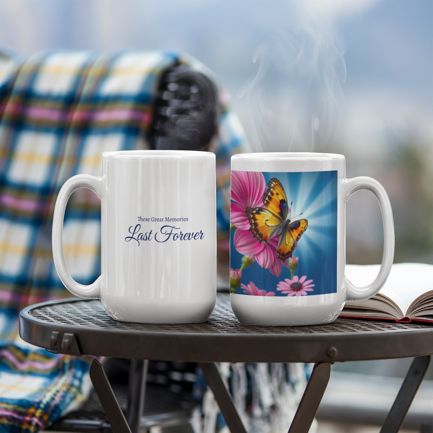 Butterfly Pause: Mug for Tea & Calm