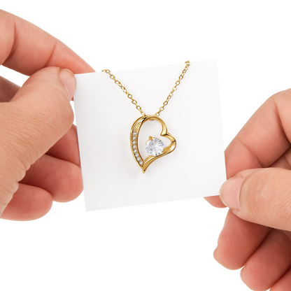 Forever Love Never Fades: Necklace in Luxurious Rotating Rose Box