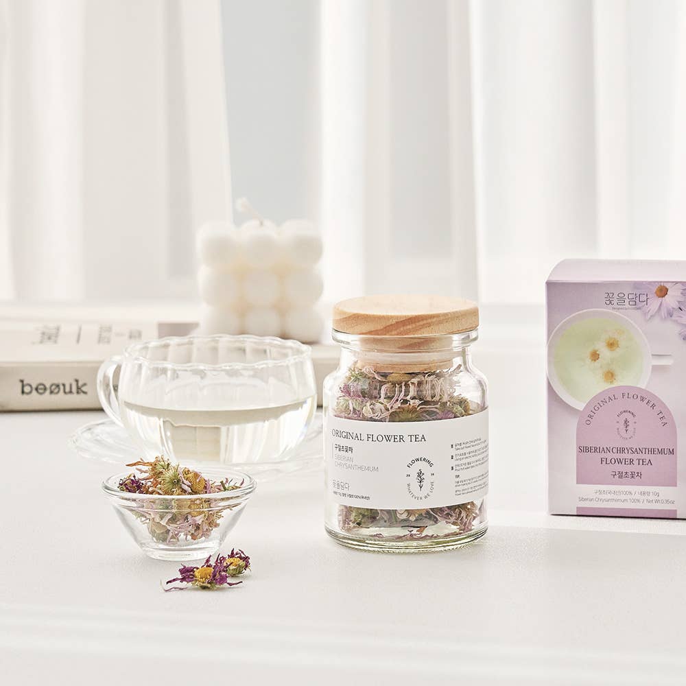 Original Flower Tea 10g Glass Jar - 8 Variations