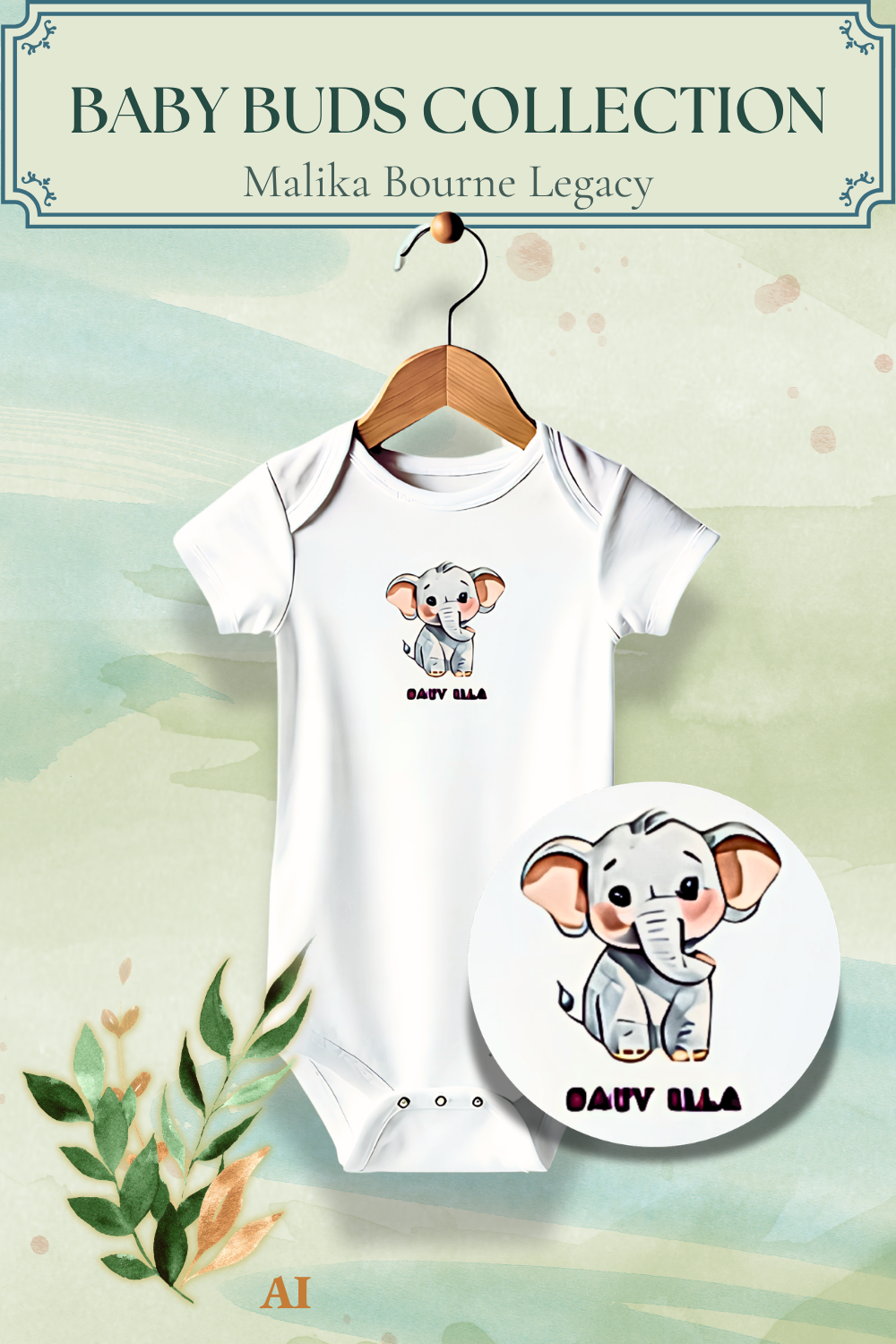 Baby Ella Infant Bodysuit – Soft Pink Newborn Onesie for Baby Girls