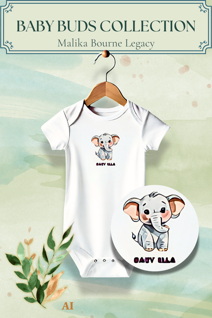 Baby Ella Infant Bodysuit – Soft Pink Newborn Onesie for Baby Girls