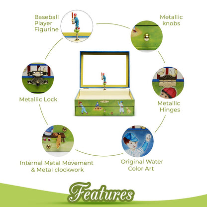 Enchantmints - Baseball Music Box Gift: Christmas 2025 | Toys