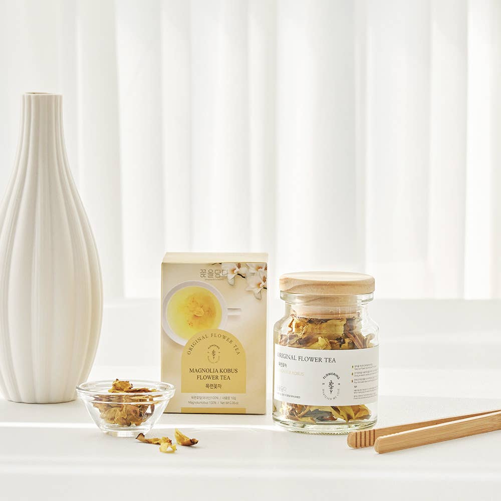 Original Flower Tea 10g Glass Jar - 8 Variations