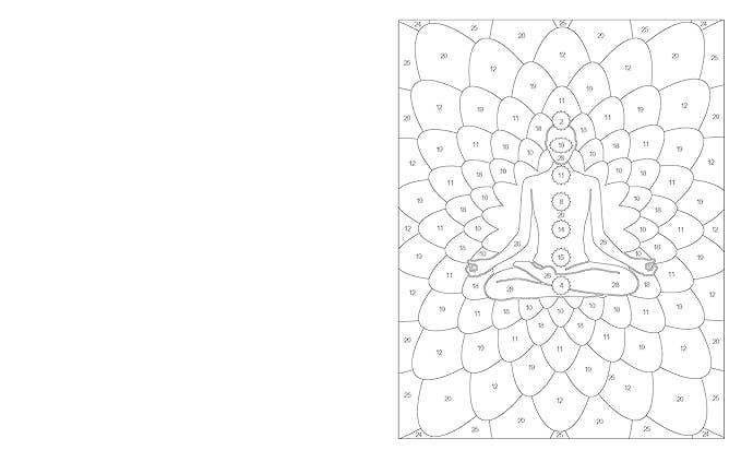 Large Print Meditation Colour By Numbers