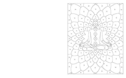 Large Print Meditation Colour By Numbers