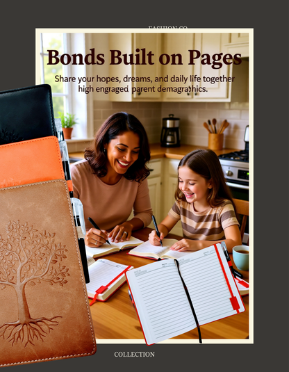 Three‑Journal Collection – Tree of Life Edition, Lined Journals with Ribbon Bookmarks