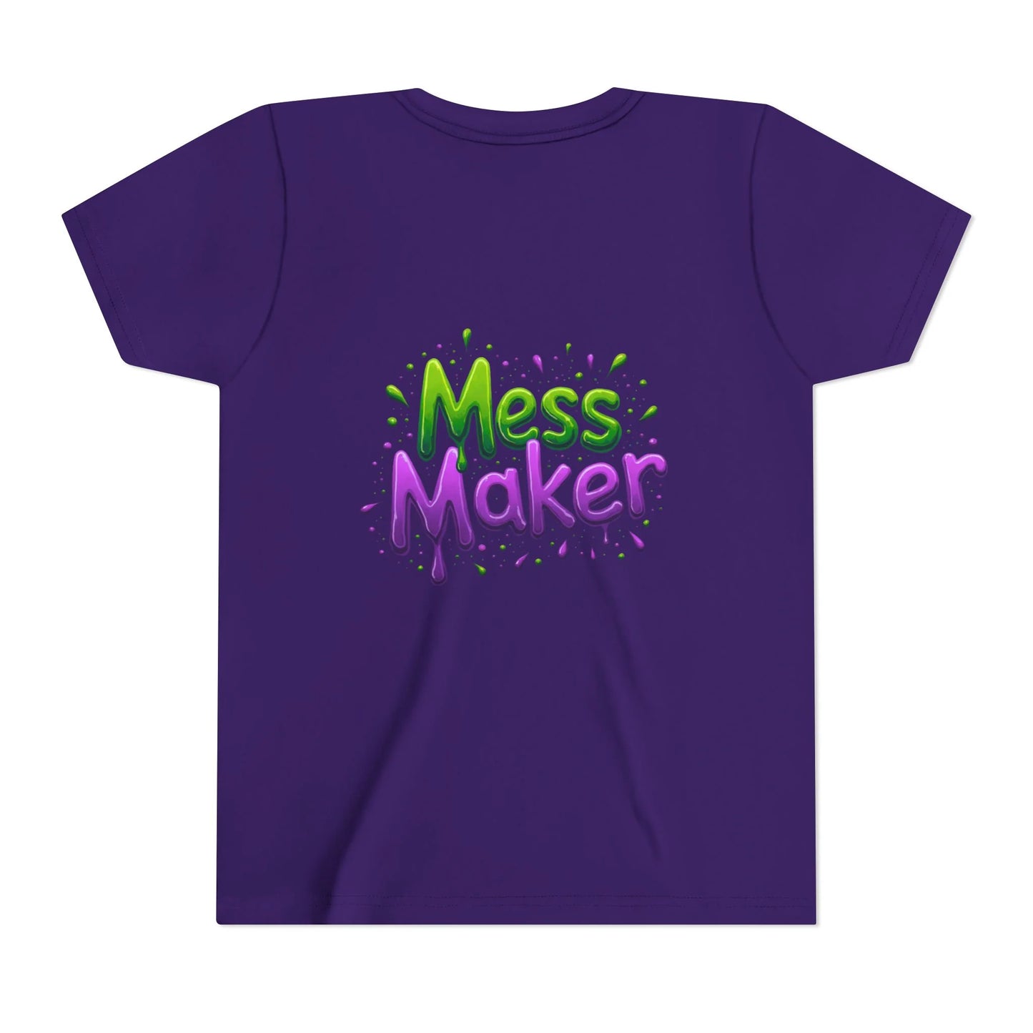 Youth Tee — "Mess Maker" Kids T‑Shirt (Playful Paint Splatter Design)