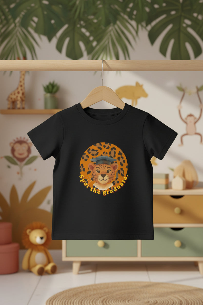 Toddler Cheetah Tee – Cute Baby Cheetah Print Graphic T-Shirt