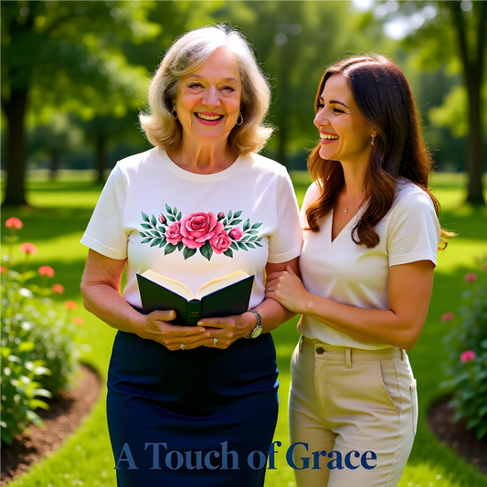 Vintage-Inspired Rose Floral Tee — Simply Pretty